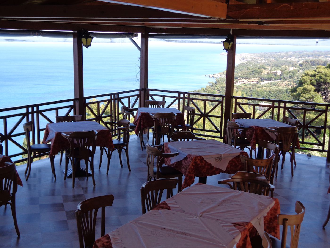 Greek dish at Agnadi Restaurant